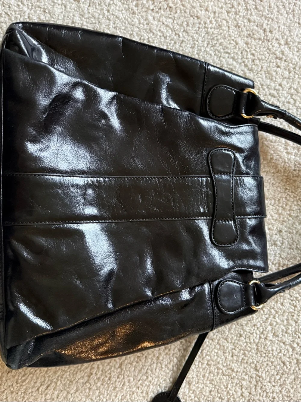 Badgley Mischka black Amber large handbag